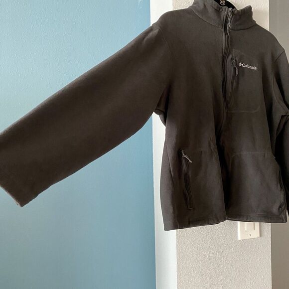 Columbia Men’s Dark Gray Fast Trek Full Zip Fleece size Large - Picture 5 of 9